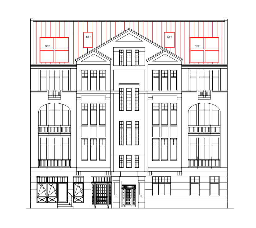 Ansicht Albestraße in Berlin-Schöneberg