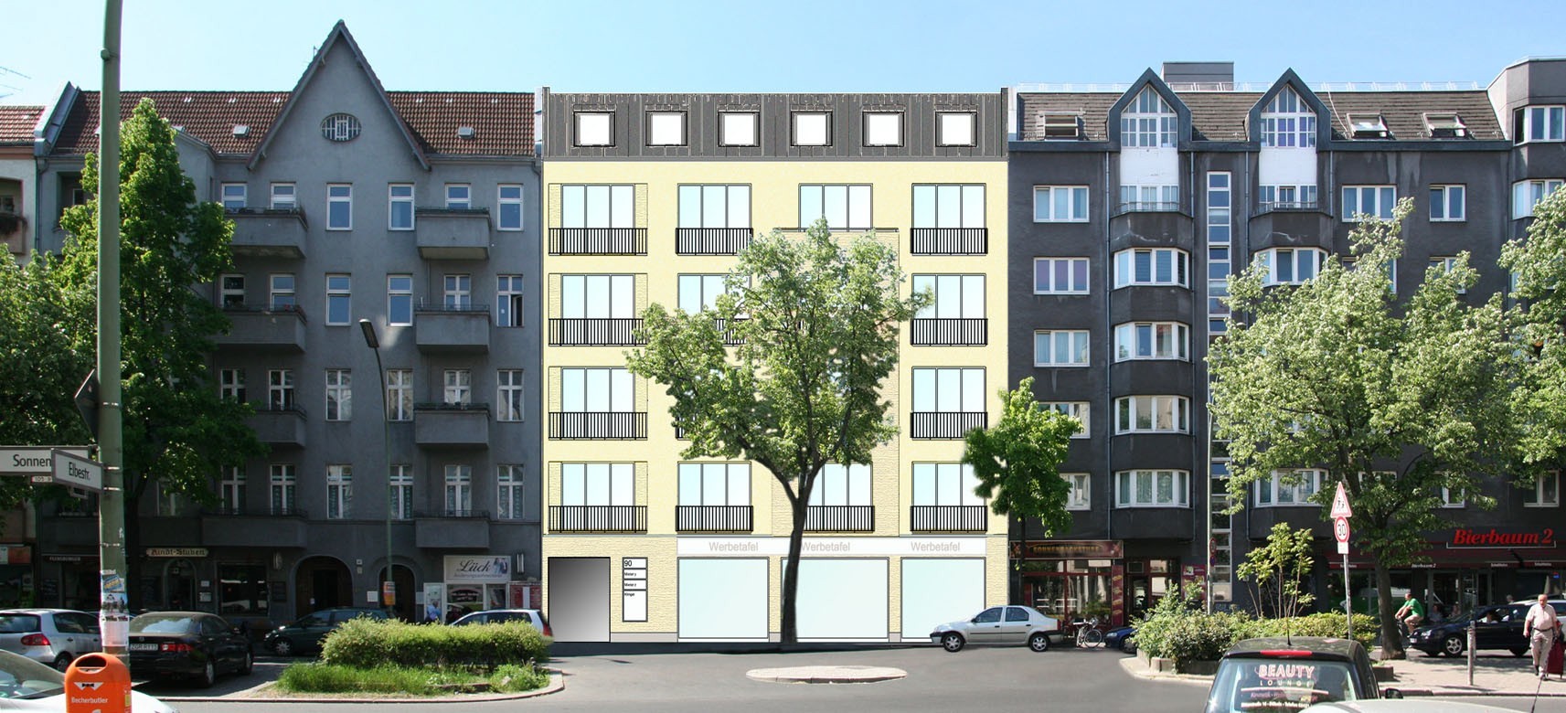 Baulücke für Neubau, Sonnenallee