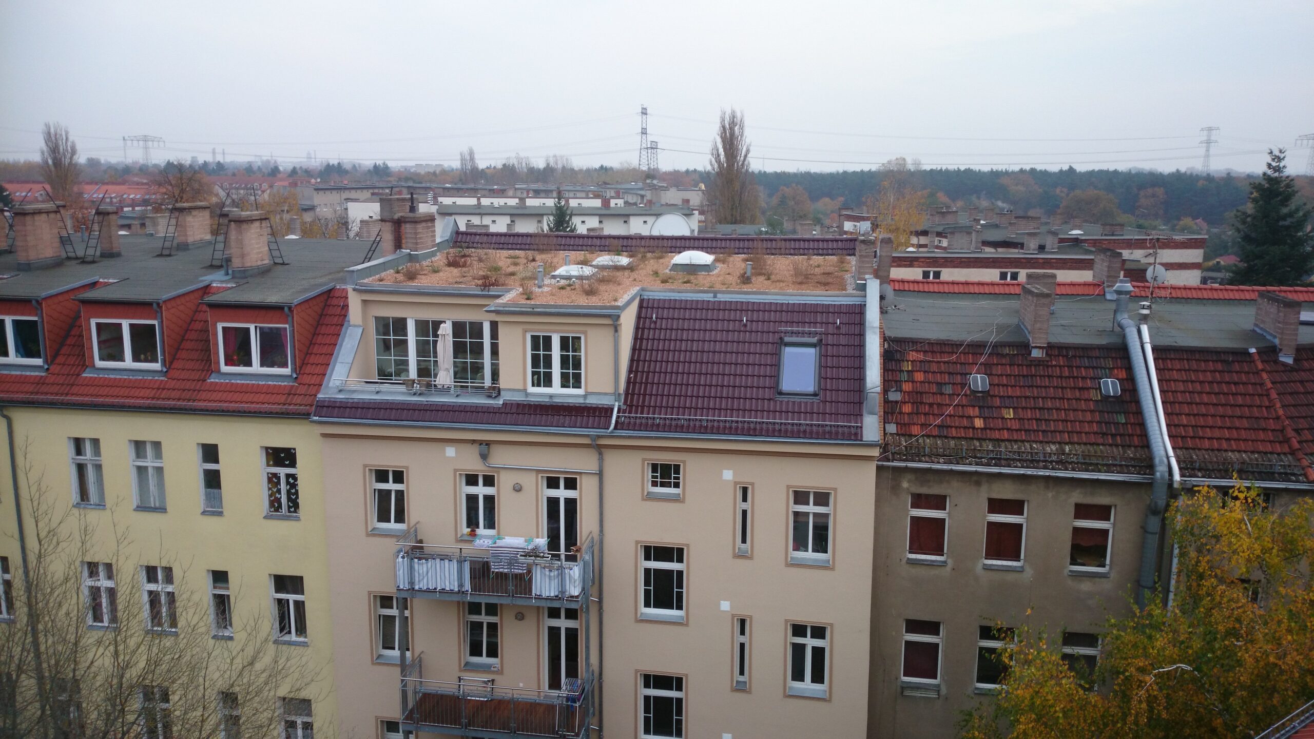 Beispiel Dachform nach Neuerrichtung des Daches